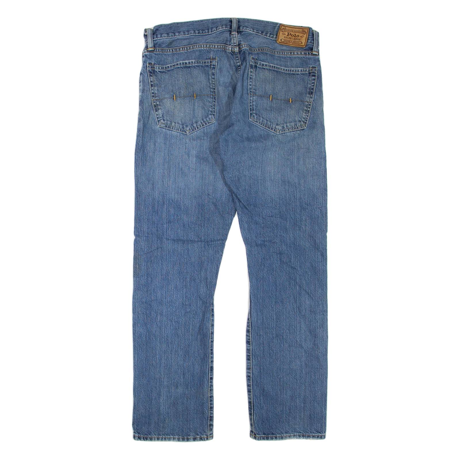 POLO RALPH LAUREN Womens Jeans Blue Regular Straight W32 L30