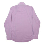 BOSS HUGO BOSS Mens Purple Shirt S Cotton Long Sleeve Button Closure Smart