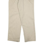 DICKIES Mens Cotton Blend Beige Regular Straight Trousers W34 L30 Workwear