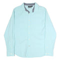 NAUTICA Mens Blue Classic Fit L Long Sleeve Cotton Shirt Casual Smart