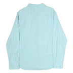 NAUTICA Mens Blue Classic Fit L Long Sleeve Cotton Shirt Casual Smart