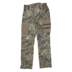 SOLOGNAC Mens Polyester Blend Camouflage Slim Straight Trousers W30 L30 Outdoor
