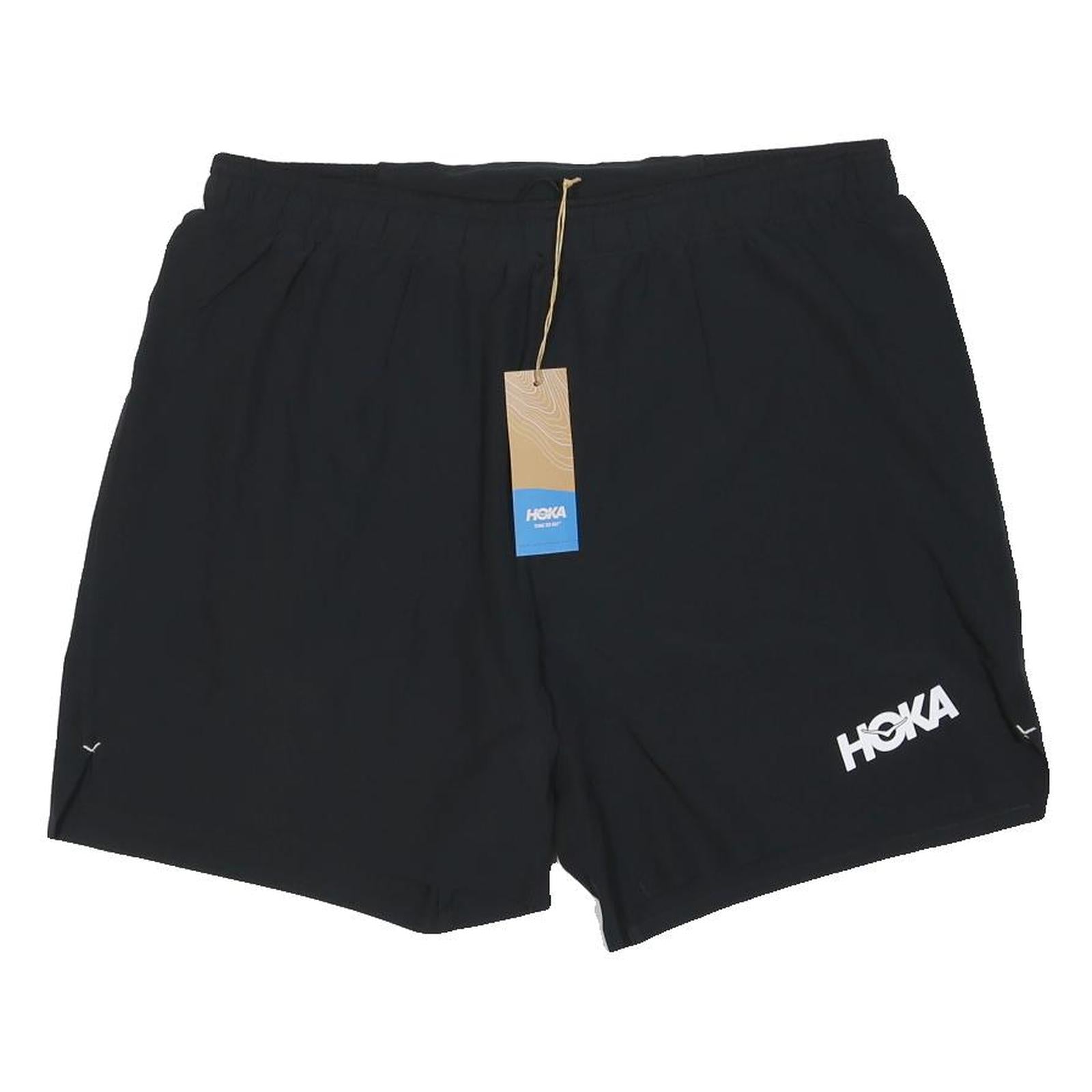 HOKA Mens Black Running Sports Shorts M W32 Lightweight Comfortable Activewear