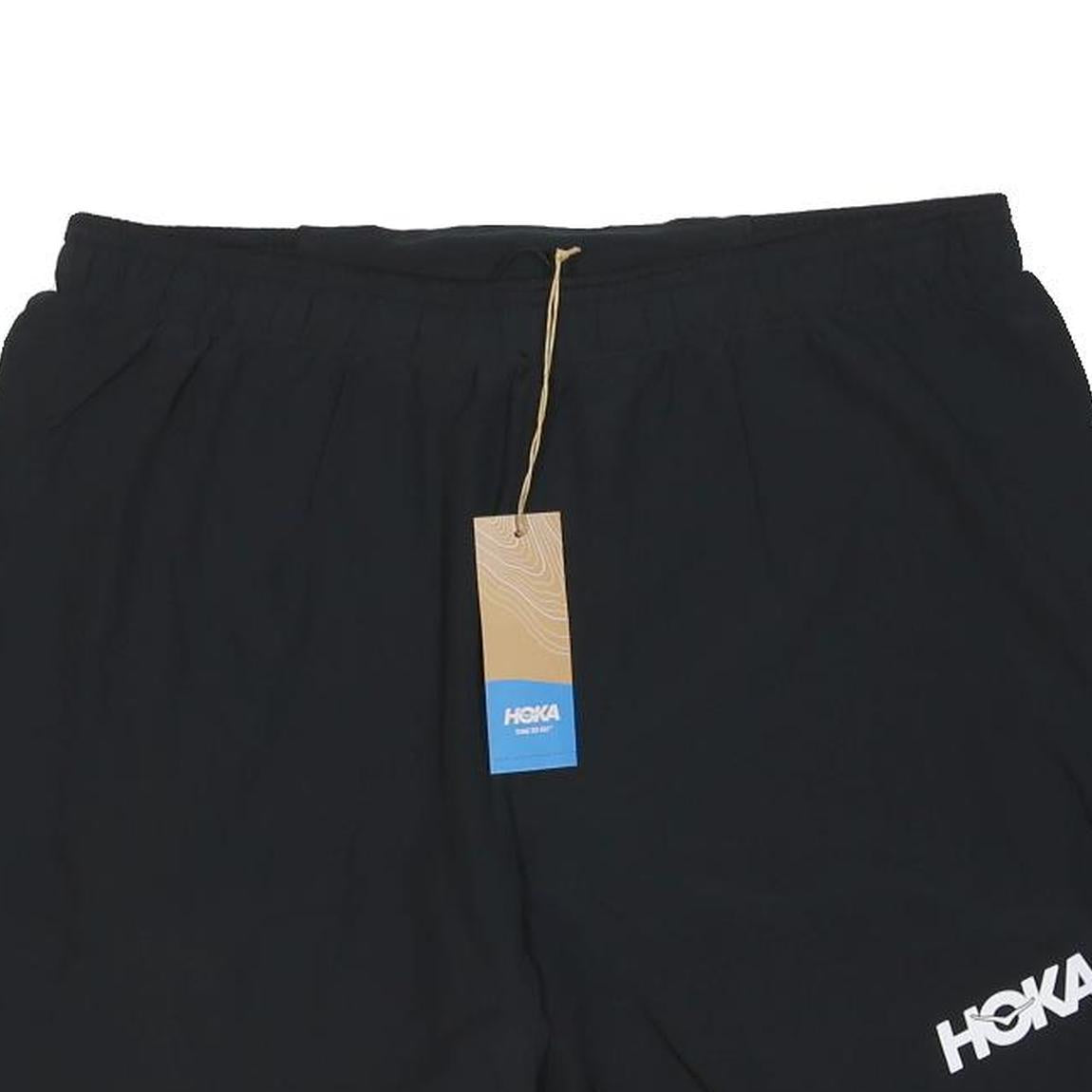HOKA Mens Black Running Sports Shorts M W32 Lightweight Comfortable Activewear