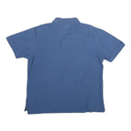 NAUTICA Mens Blue XL Cotton Short Sleeve Plain Polo Shirt Classic Fit