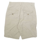 BIAGGINI Mens Workwear Shorts Beige 2XL W32