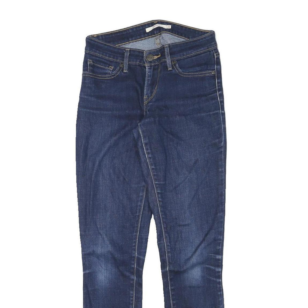 LEVI'S Womens Jeans Blue Slim Skinny Denim Medium W26 L29 Stretch Cotton Blend
