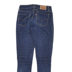 LEVI'S Womens Jeans Blue Slim Skinny Denim Medium W26 L29 Stretch Cotton Blend
