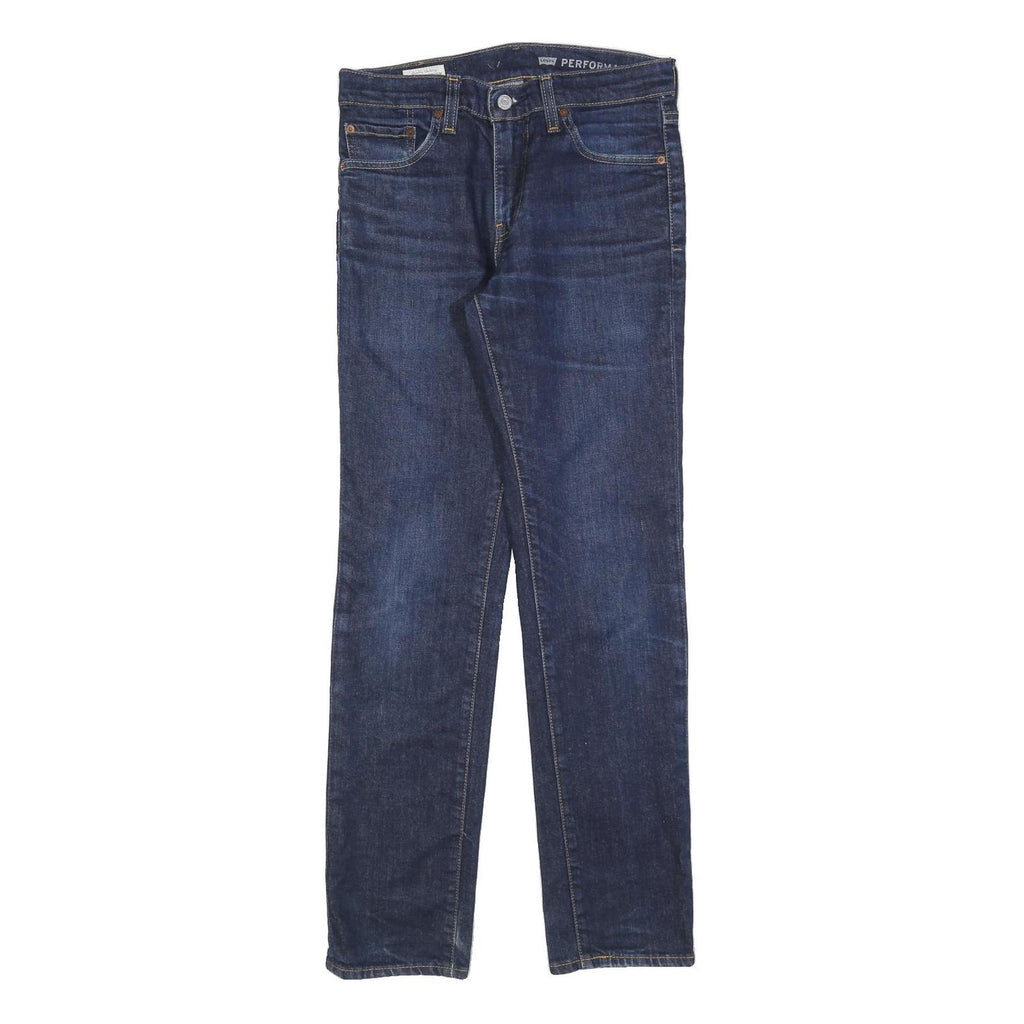 LEVI'S 511 Slim Mens Jeans Blue Slim Skinny Denim Dark W30 L32 Performance