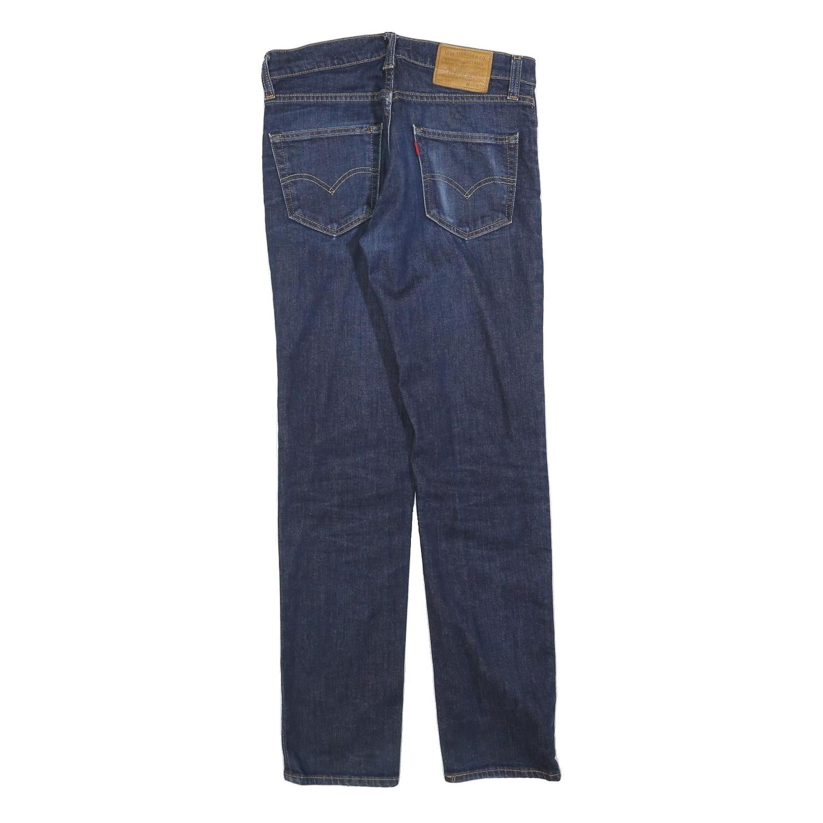 LEVI'S 511 Slim Mens Jeans Blue Slim Skinny Denim Dark W30 L32 Performance