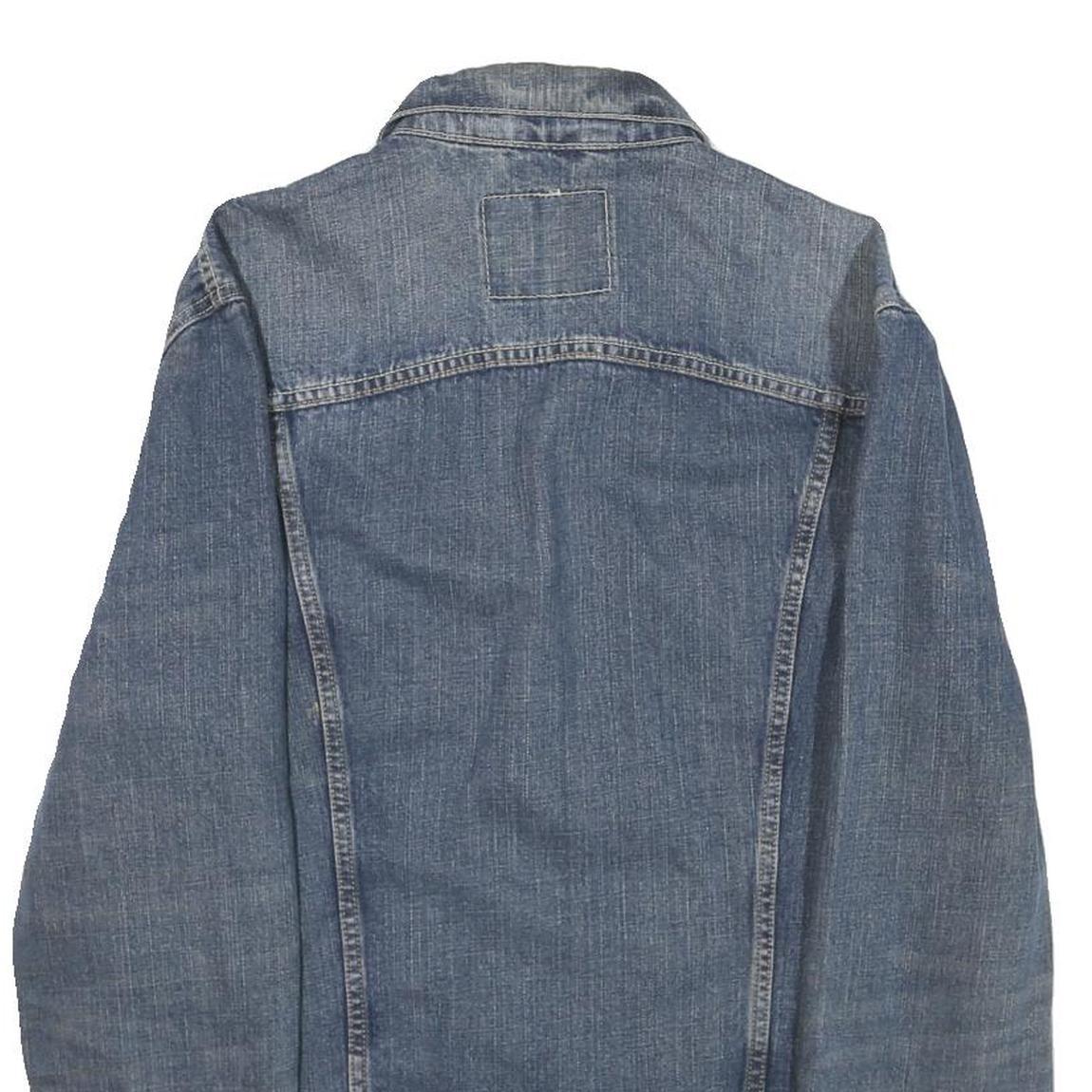 LEVI'S Mens Blue Cotton Denim Jacket M Woven Button Closure Classic Fit