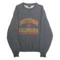 HERITAGE Mens Grey Southern California Grandparent Crew Neck S Sweatshirt