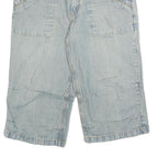 REWARD DENIM Mens Shorts Blue Casual L W35 Cotton Blend Light Wash