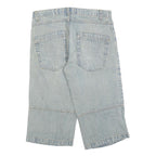 REWARD DENIM Mens Shorts Blue Casual L W35 Cotton Blend Light Wash