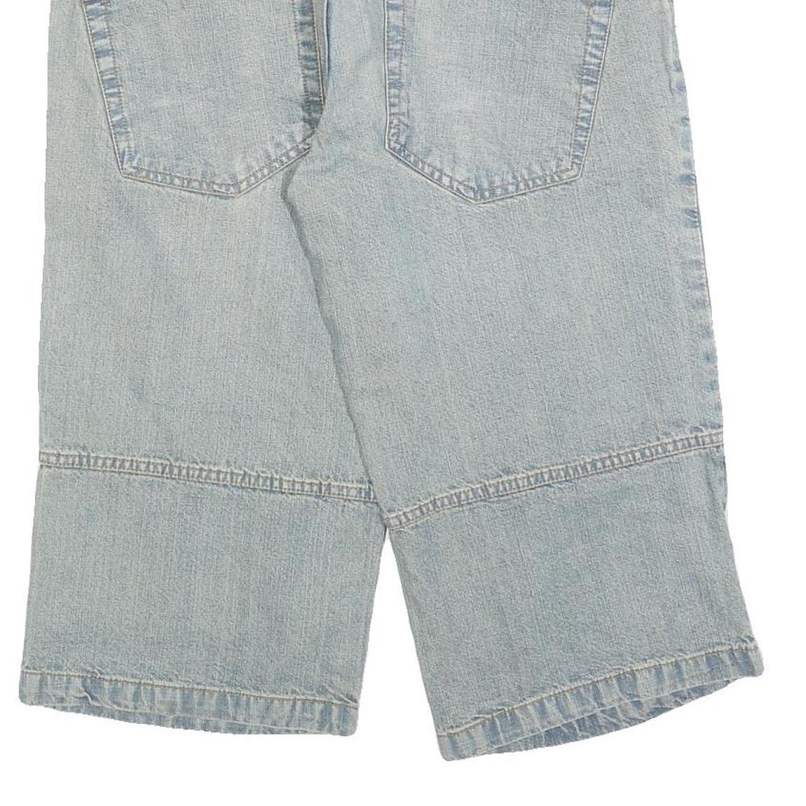 REWARD DENIM Mens Shorts Blue Casual L W35 Cotton Blend Light Wash