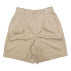 LIZ CLAIRBORNE Womens Beige Casual Shorts M W28 Cotton Blend Comfortable Fit