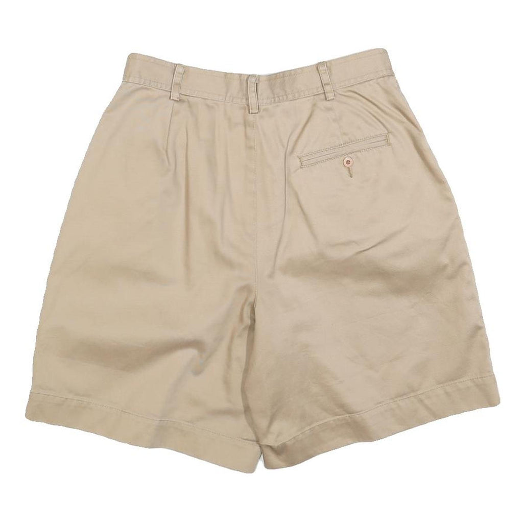 LIZ CLAIRBORNE Womens Beige Casual Shorts M W28 Cotton Blend Comfortable Fit
