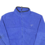 WEST MARINE Mens Blue Jacket L Polyester Blend Zip Casual Lightweight Fleece