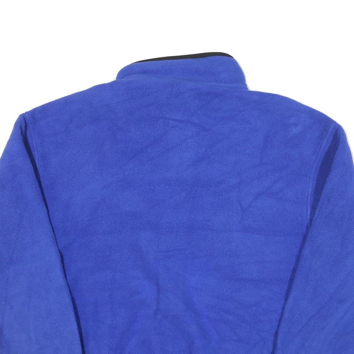 WEST MARINE Mens Blue Jacket L Polyester Blend Zip Casual Lightweight Fleece