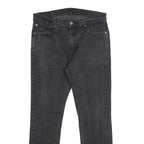 LEVI'S 511 Mens Jeans Black Slim Skinny Denim W32 L29 Classic Zip Pockets