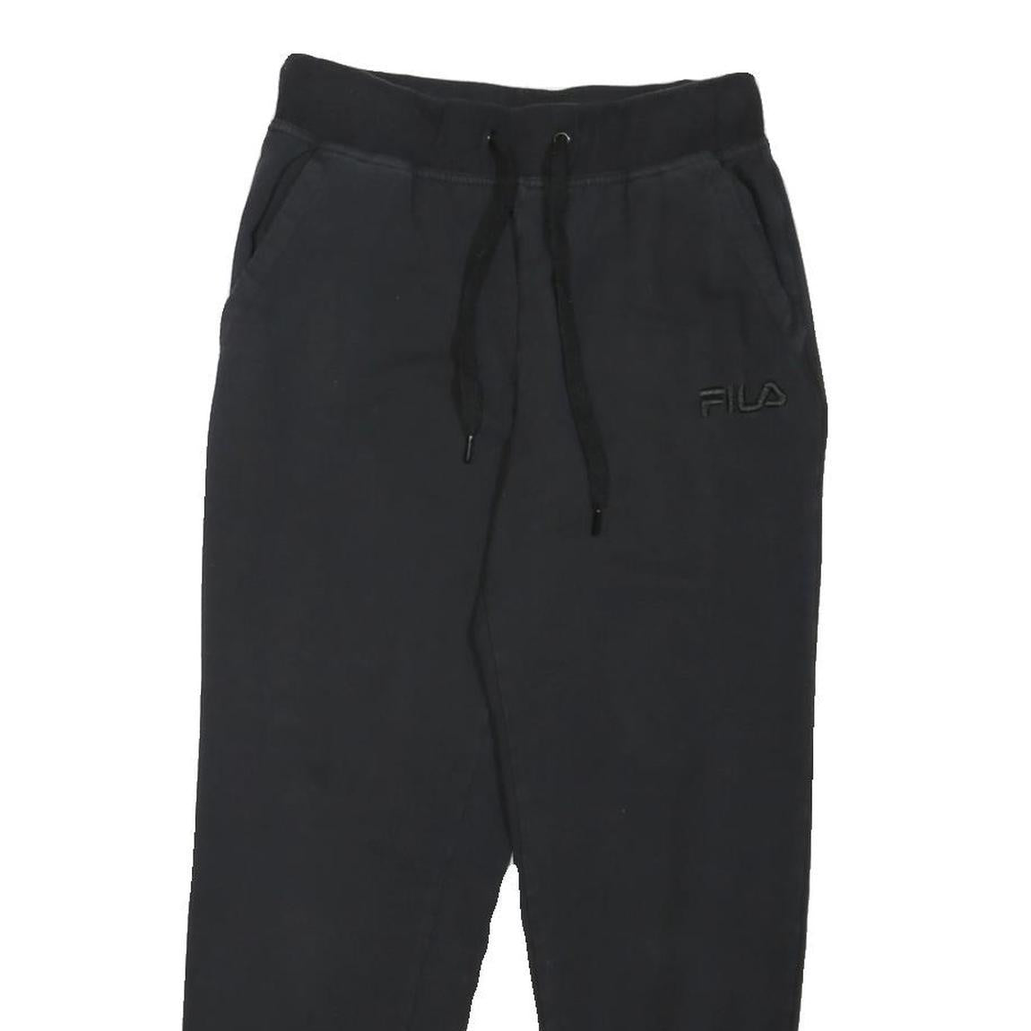 FILA Mens Joggers Black Slim Tapered M W28 L27 Cotton Blend Casual Wear