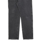 WRANGLER Mens Black Regular Straight Denim Raw Jeans W34 L32 Classic Style