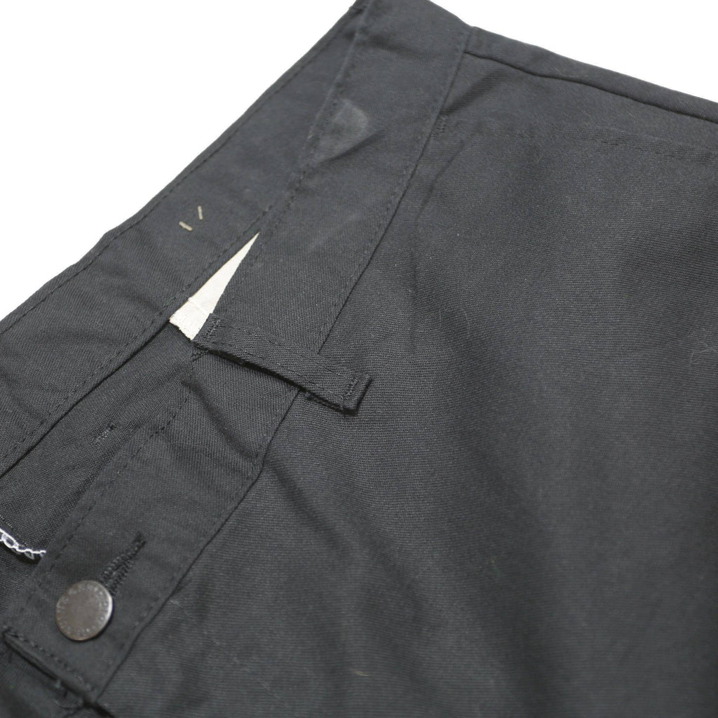 DICKIES Mens Cotton Blend Black Regular Straight Trousers W38 L32 Durable