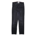 TOMMY HILFIGER Womens Jeans Black Regular Skinny Denim Dark W26 L27 Classic Fit
