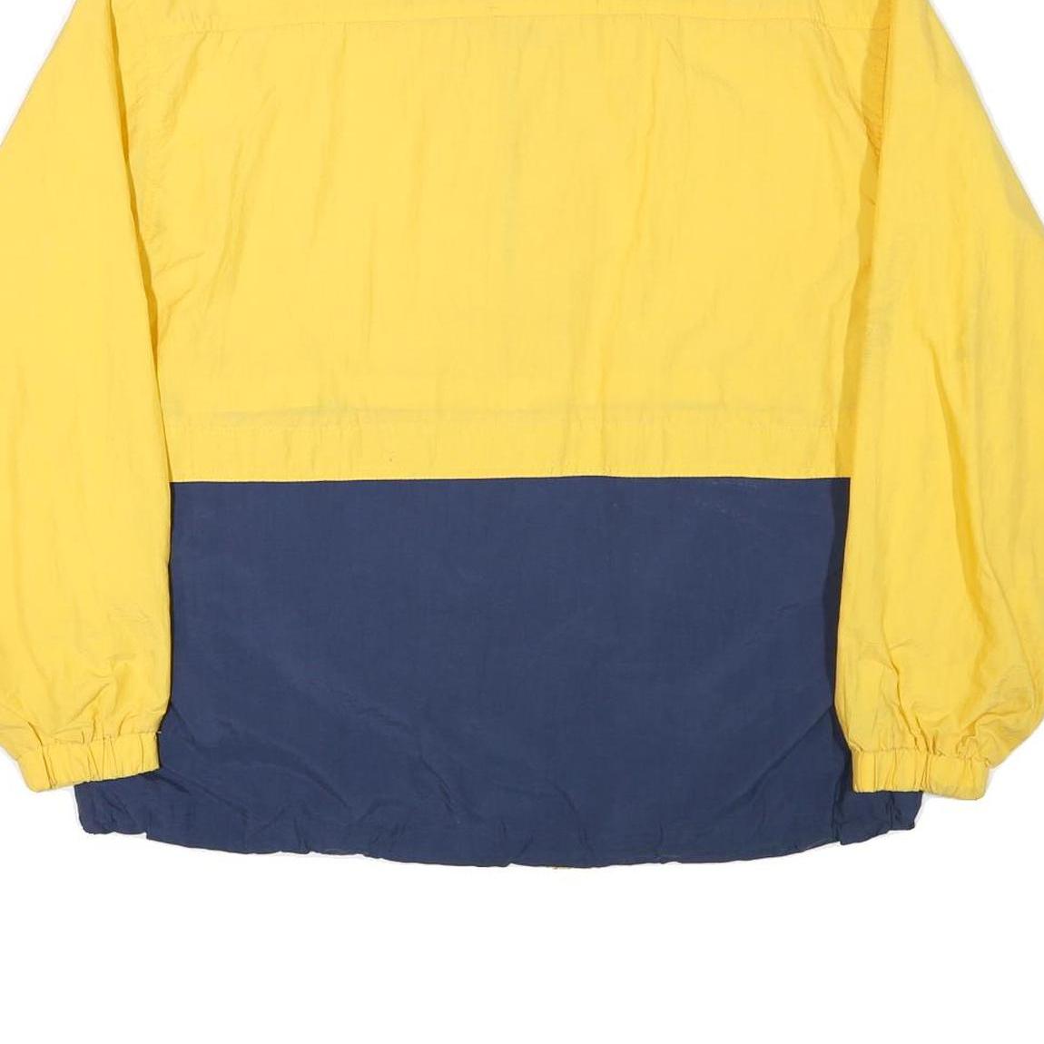PACIFIC TRAIL Mens Yellow & Navy Classic Jacket L Polyester Blend Zip Outdoor
