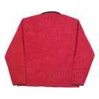 TIMBERLAND Mens Red & Black Casual Jacket 2XL Polyester Blend Zip Closure