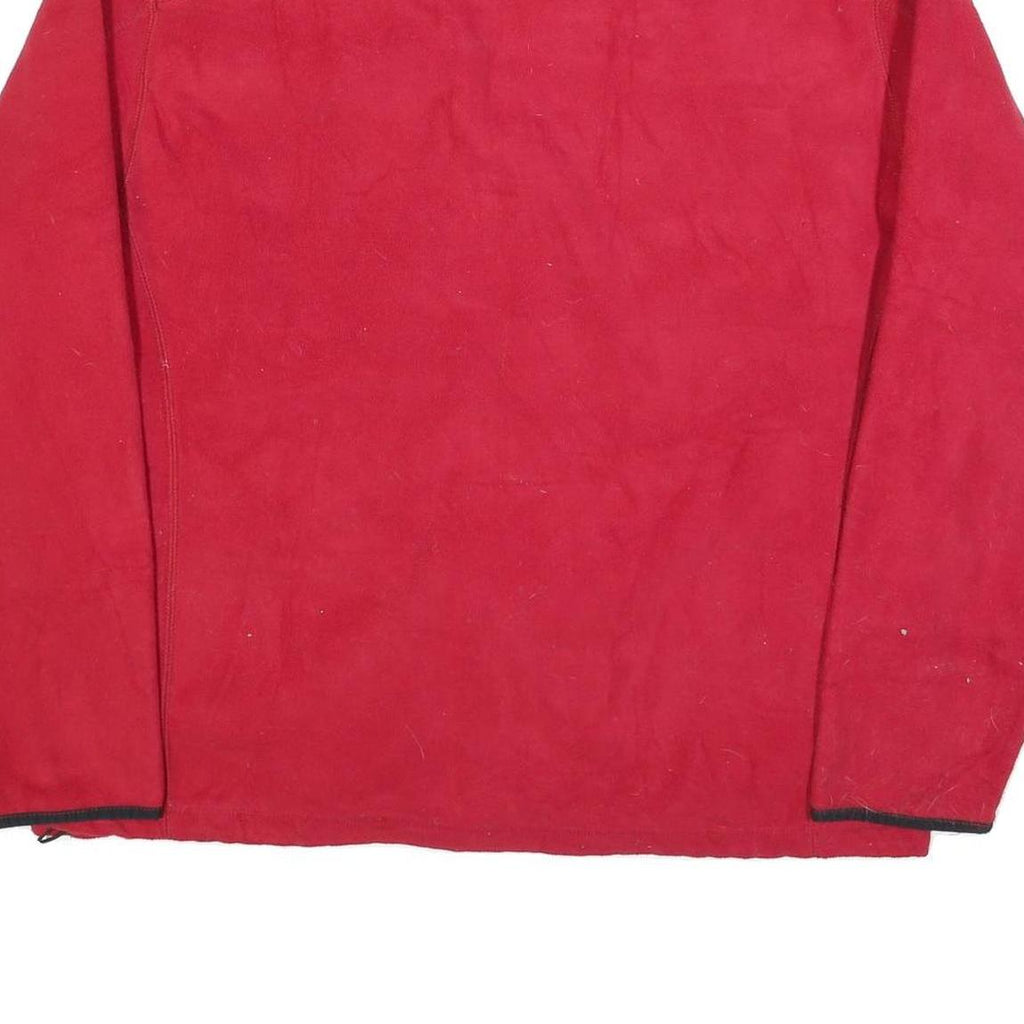 TIMBERLAND Mens Red & Black Casual Jacket 2XL Polyester Blend Zip Closure