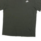 NIKE Mens Black Classic T-Shirt L Short Sleeve Crew Neck Cotton Blend Logo