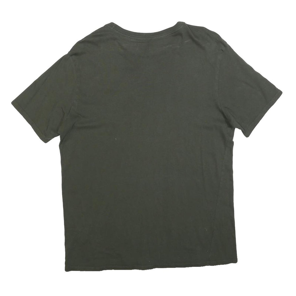 NIKE Mens Black Classic T-Shirt L Short Sleeve Crew Neck Cotton Blend Logo