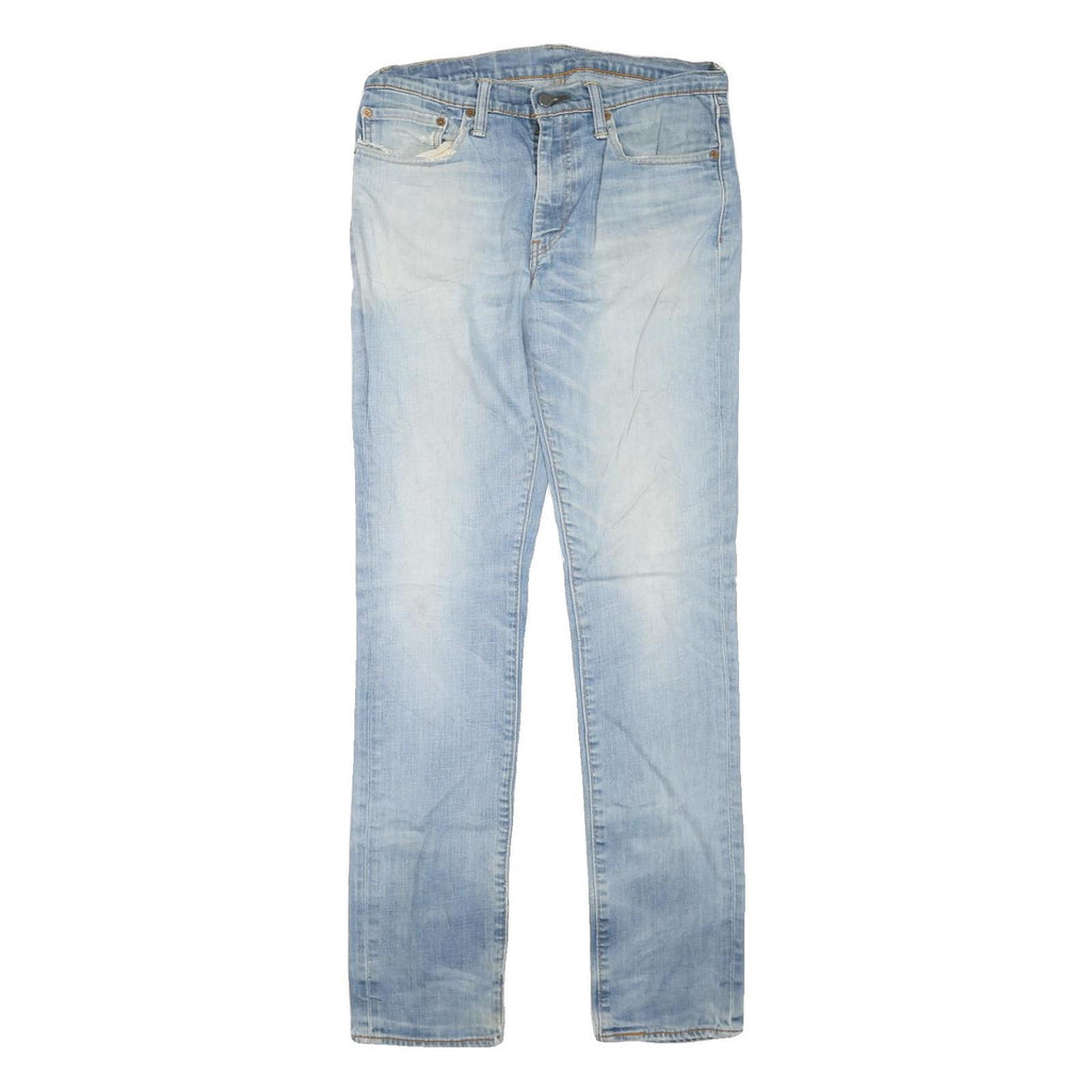 LEVI'S 511 Slim Womens Jeans Light Blue Regular Fit Denim W34 L34 Zip Cotton