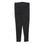 LEVI'S Womens Jeans Black Slim Skinny Denim Medium W27 L26 Cotton Blend Zip