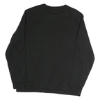 PUMA Mens Black Cotton Crew Neck XL Sweatshirt Logo Print Casual