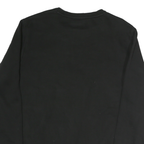 PUMA Mens Black Cotton Crew Neck XL Sweatshirt Logo Print Casual