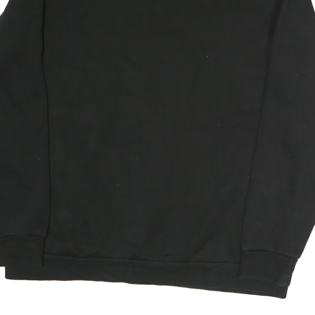 PUMA Mens Black Cotton Crew Neck XL Sweatshirt Logo Print Casual