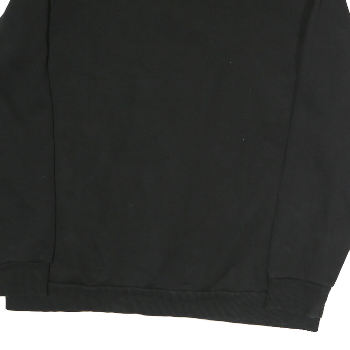PUMA Mens Black Cotton Crew Neck XL Sweatshirt Logo Print Casual