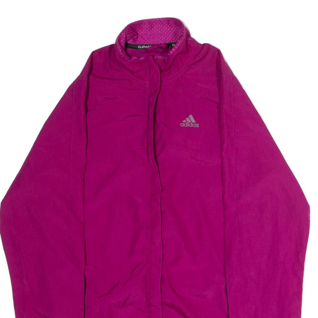 ADIDAS Womens Track Jacket Purple UK 12