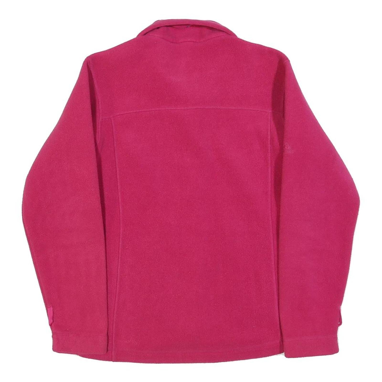 BERGHAUS Womens Pink Jacket L Polyester Fleece Outdoor Zip Pockets