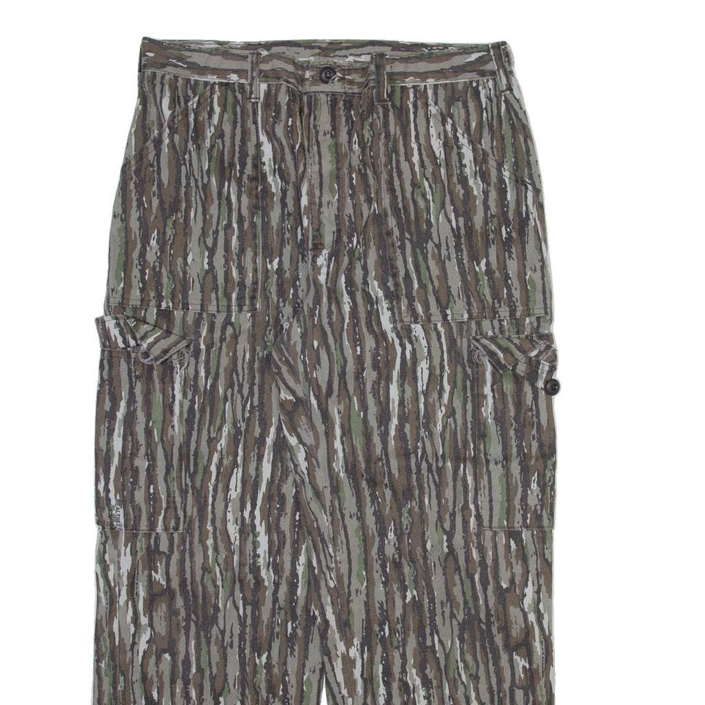 LIBERTY Cargo Mens Trousers Grey Relaxed Straight W34 L28
