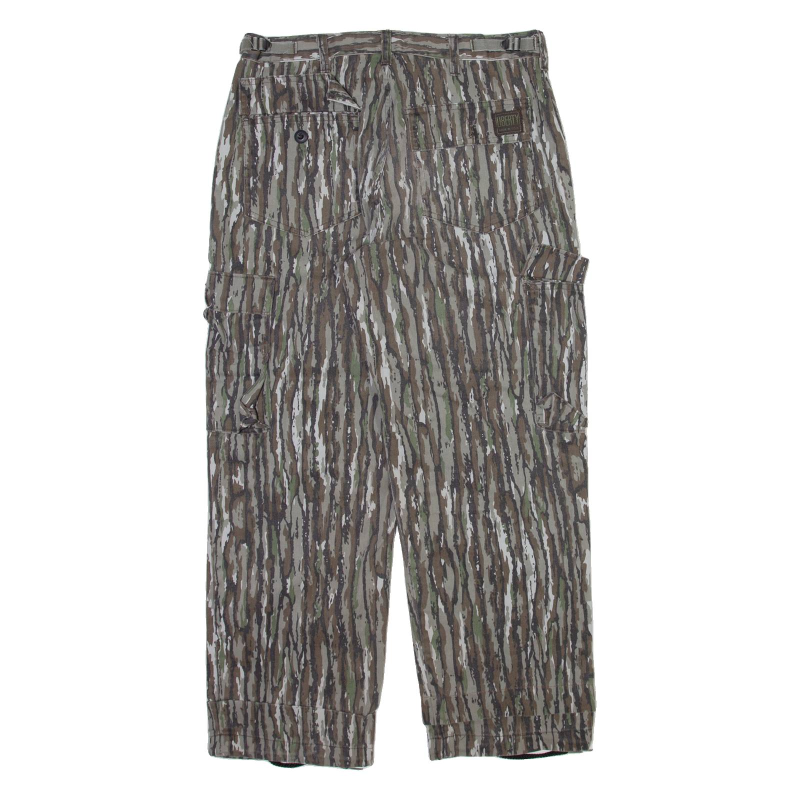 LIBERTY Cargo Mens Trousers Grey Relaxed Straight W34 L28
