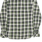 DIESEL Mens Green & Black Check Shirt S Casual Cotton Long Sleeve Buttons