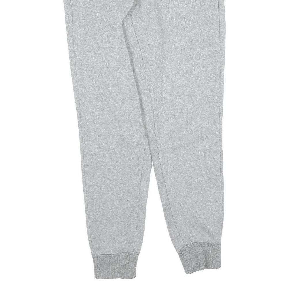 PUMA Mens Joggers Grey S W28 L28 Cotton Elastic Waist Drawstring Comfort