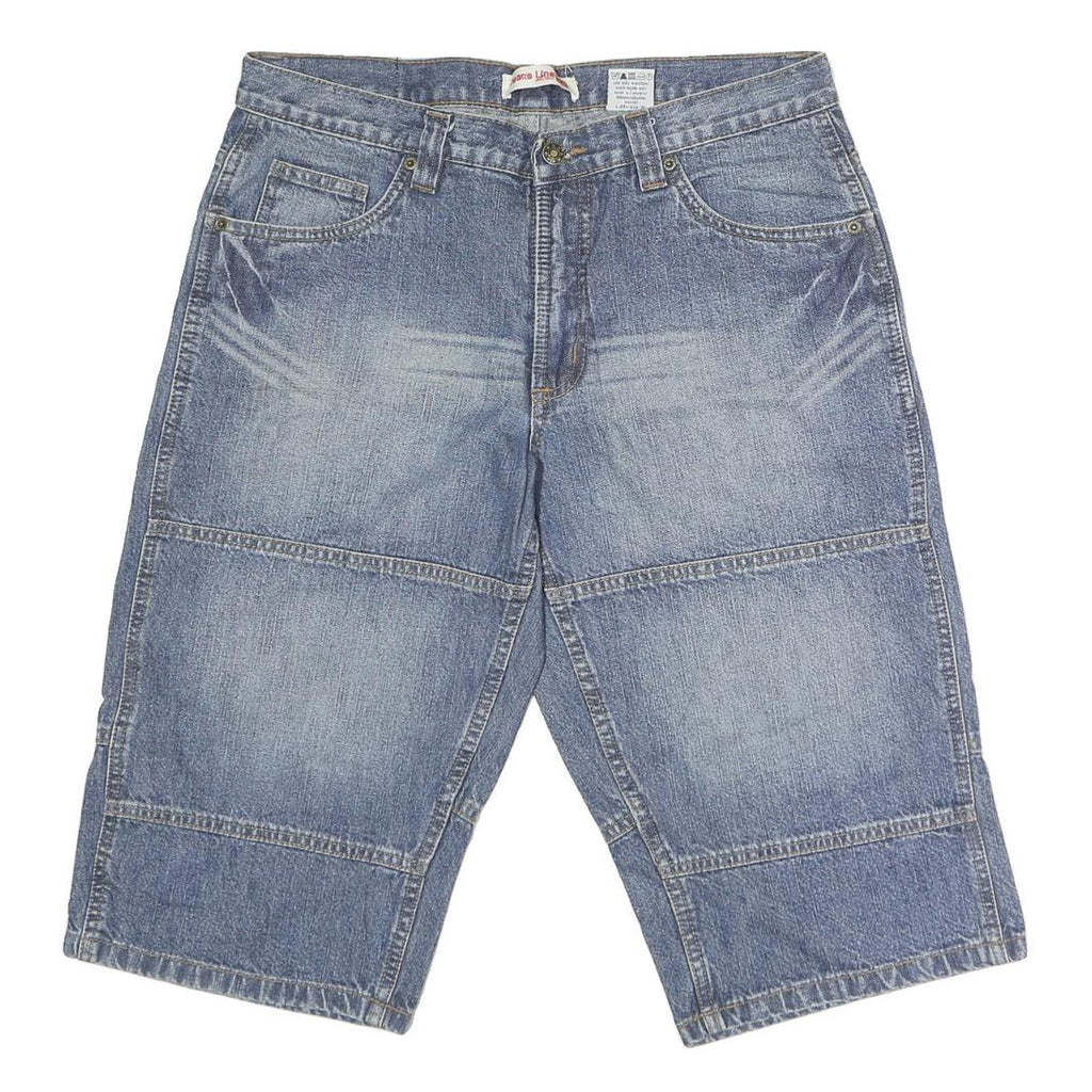 JEANS LINE Mens Shorts Blue Denim M W36 Casual Cotton Comfortable