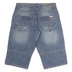 JEANS LINE Mens Shorts Blue Denim M W36 Casual Cotton Comfortable