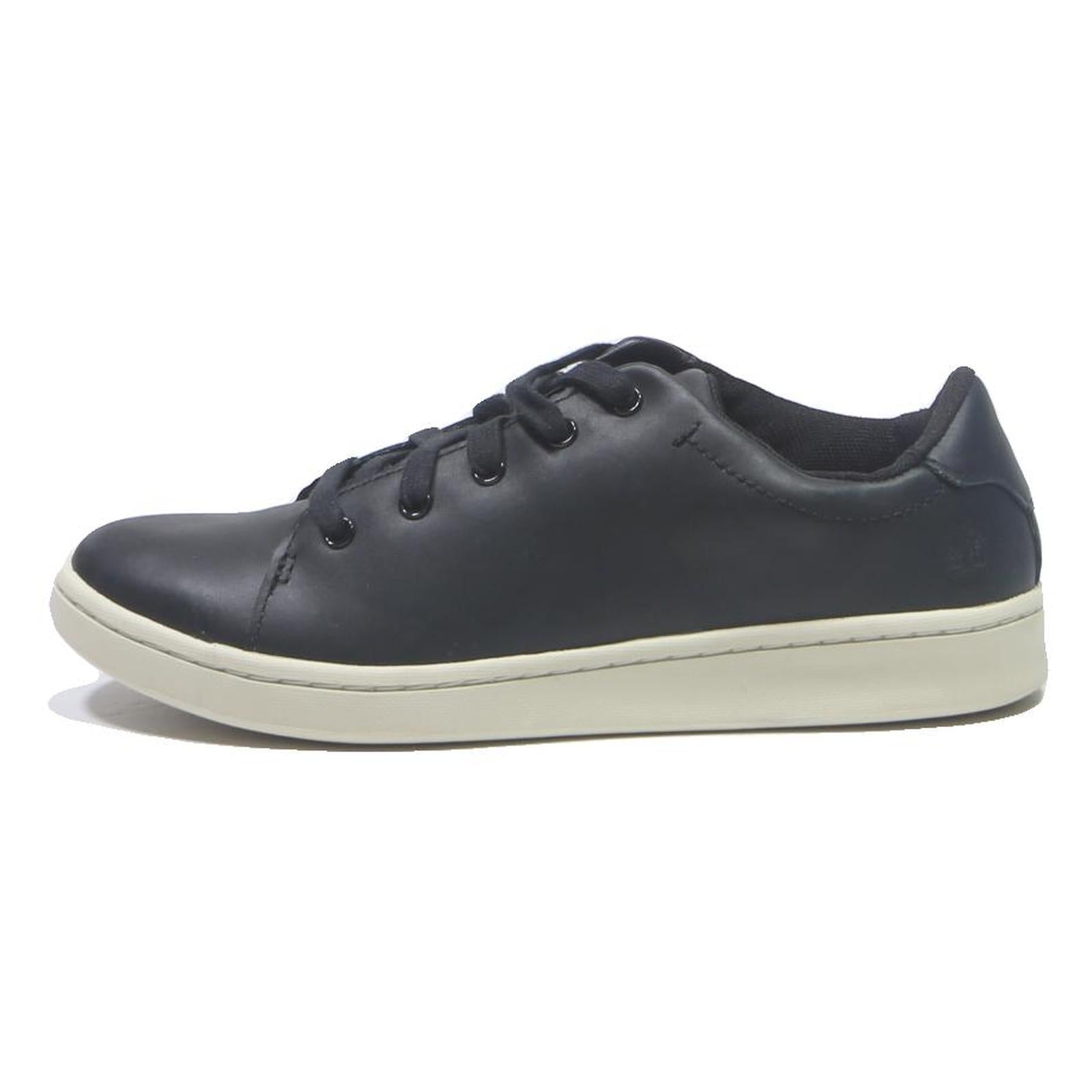 TIMBERLAND Groveton Womens Lace-Up Trainer Shoes Black Leather UK 5.5 Casual