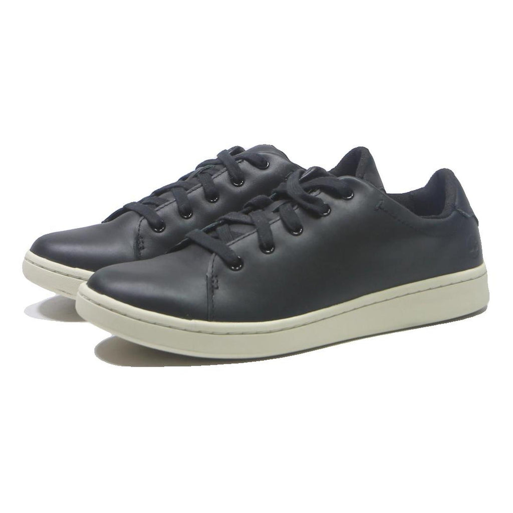 TIMBERLAND Groveton Womens Lace-Up Trainer Shoes Black Leather UK 5.5 Casual