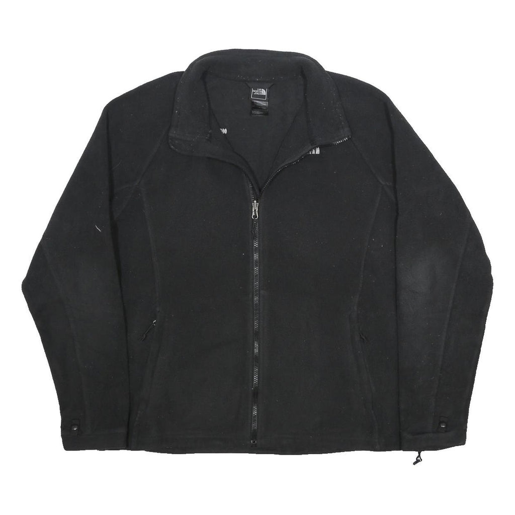 THE NORTH FACE Womens Black Zip Jacket XL Polyester Plain Outdoor Casual